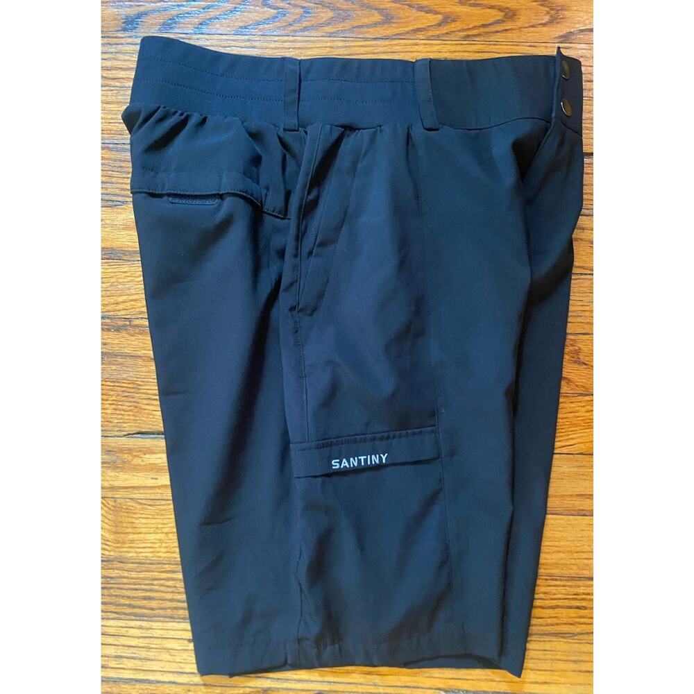 Santiny Biking Shorts Men’s Large Cycling Black